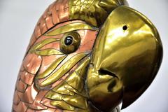 1960's Brass & Copper Parrot - Mexico