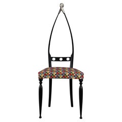 Italian Mid-Century Modern Side Chair by Pozzi and Verga