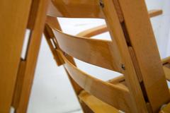 Late 1970s New Old Stock Foldable Deck Chairs Attributed to Ico Parisi