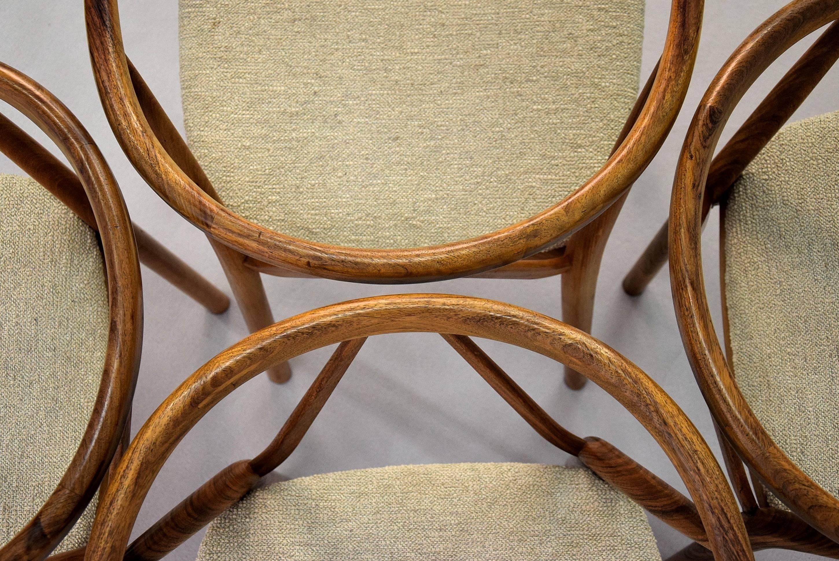 Set of Four Vintage Rosewood Dining Chairs by Henning Kjærnulf 5