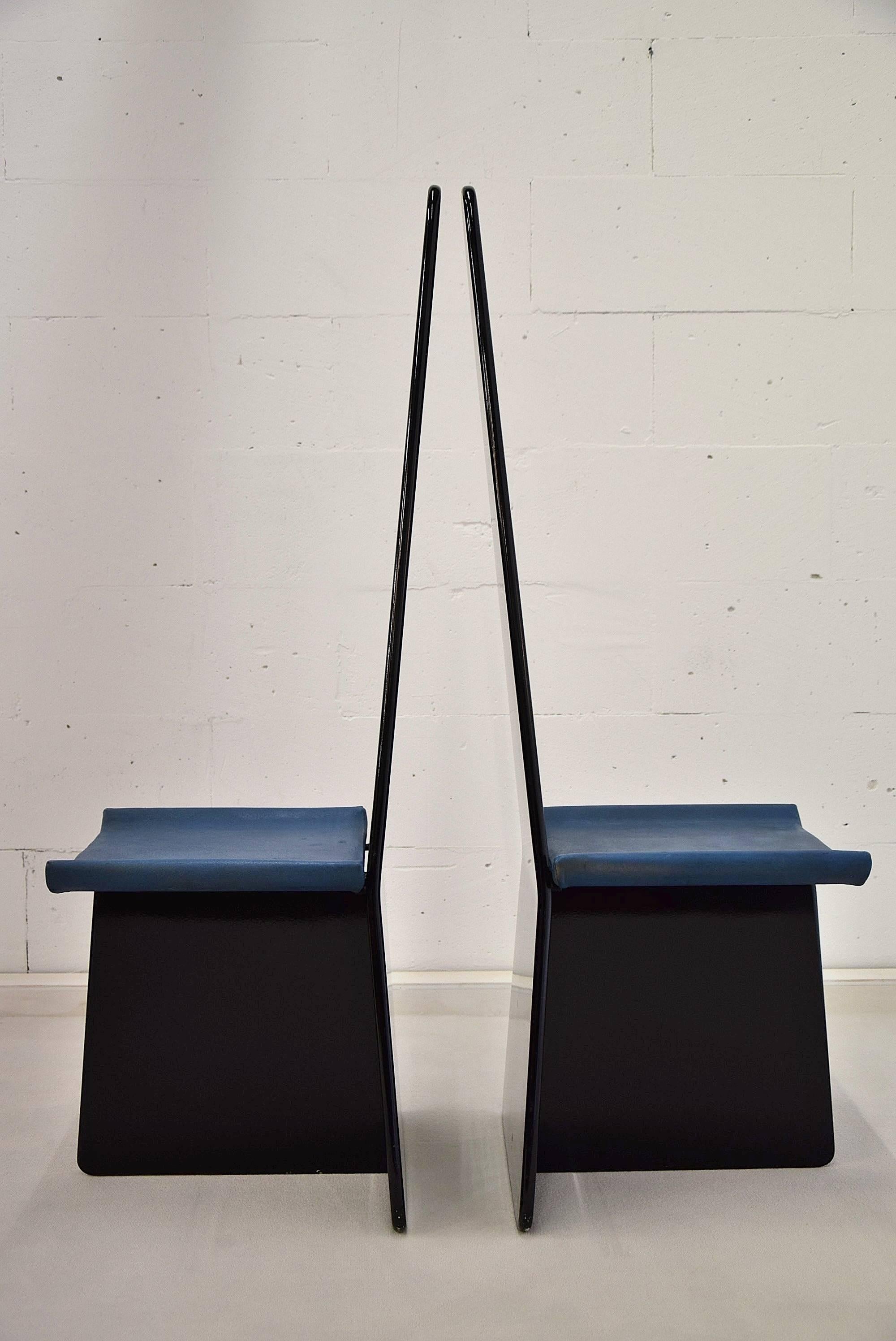 Two 1970s Sculpture Chairs by Antonio Ronchetti for Sormani In Good Condition In Weesp, NL