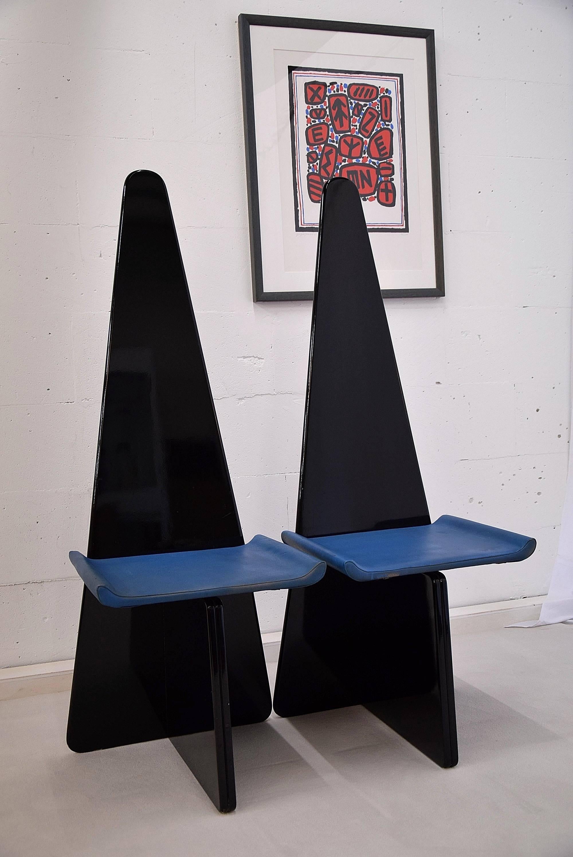 Italian Two 1970s Sculpture Chairs by Antonio Ronchetti for Sormani
