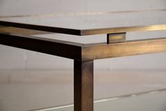 1970s Brass Coffee Table by Guy Lefevre for Maison Jansen