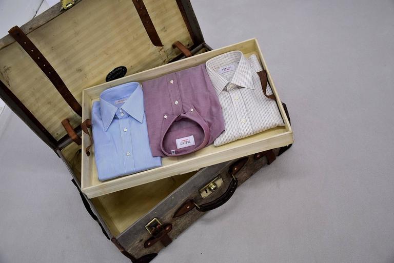 1930's Suitcase Hand Made by Cleghorn, Edinburgh, Scotland For Sale at