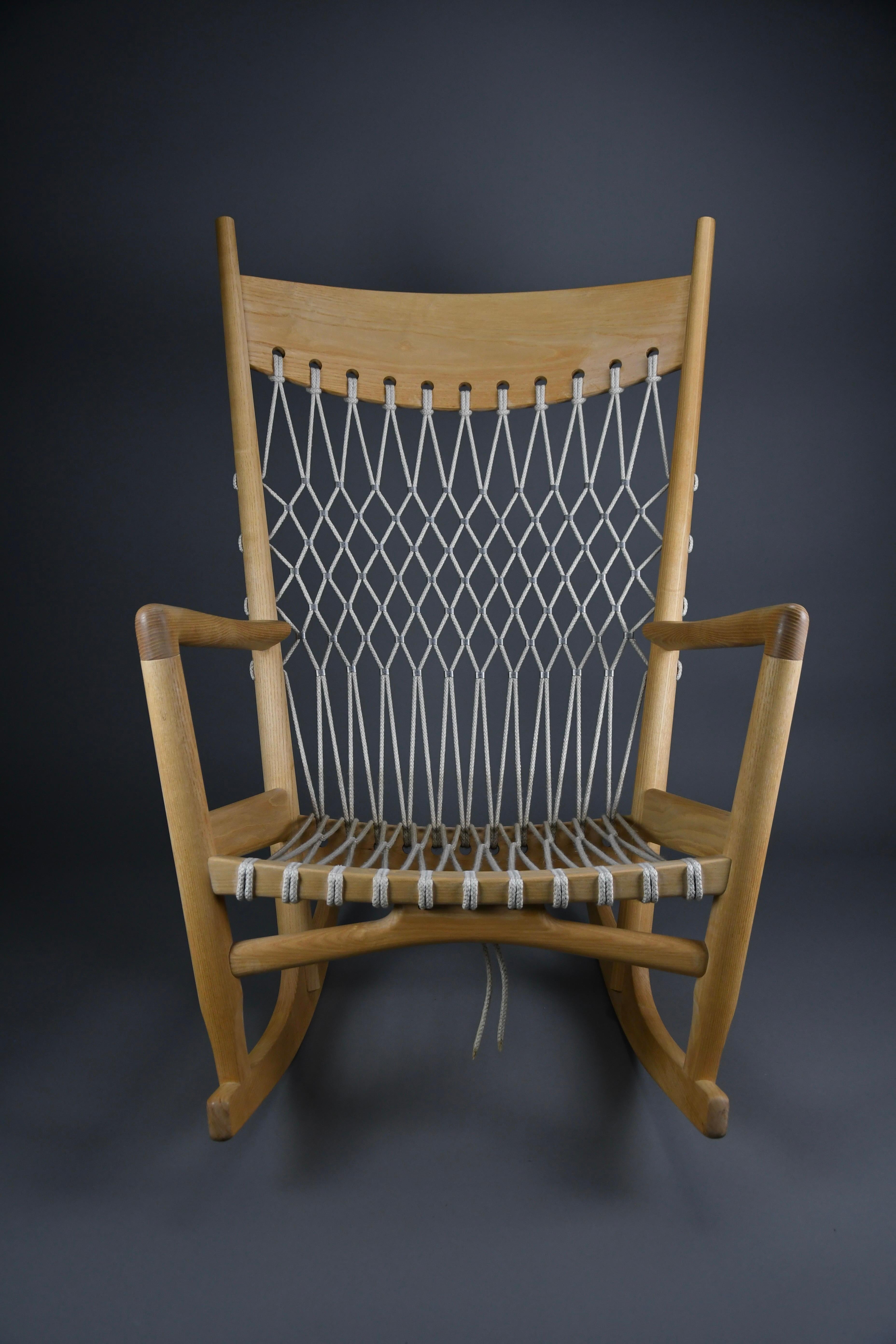 Hans J. Wegner PP124 Schaukelstuhl - 1984 - PP Møbler, Dänemark im Angebot 12