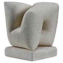 Alberto Cabiddu “Massa Continua” modernist stone sculpture, Italy, 1999