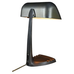 Art Deco “Aviator” desk lamp Erpé Model 52 - integrated pen tray & ashtray base