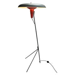 Lampe sur pied à trépied NX38 du milieu du siècle, créée par Louis Kalff pour Philips