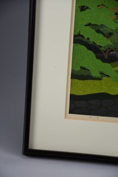 Masao Ido Sōsaku Hanga limited edition woodblock print "Kenninji Temple"