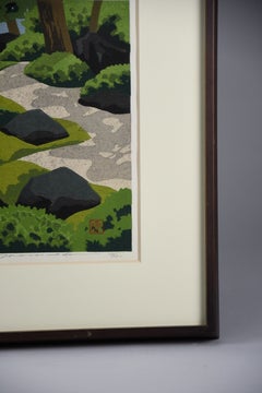Templo Shinkoin, 1992. Grabado japonés en madera de Masao Ido, edición limitada 27/18