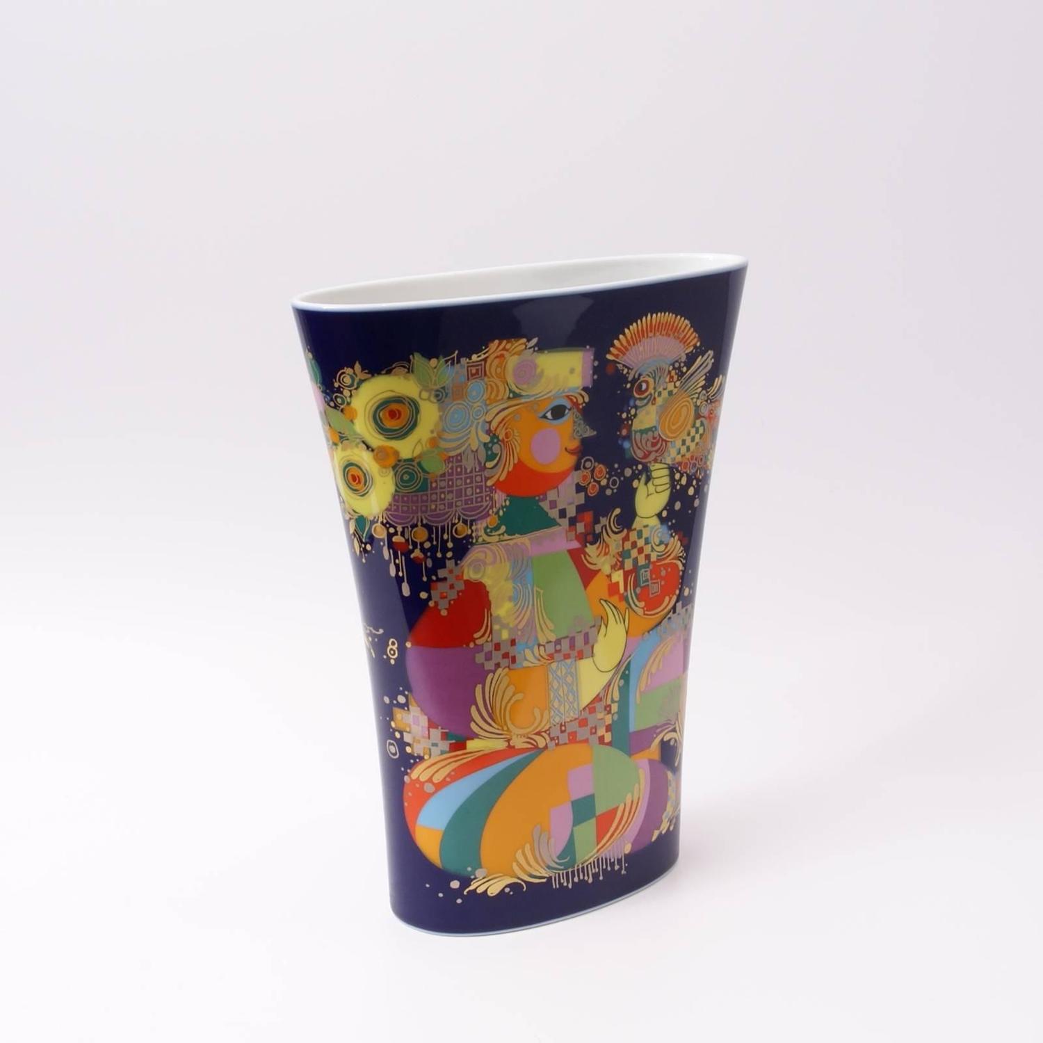 Vintage 1960s Rosenthal Studio Linie Porcelain Vase by Björn Wiinblad