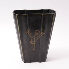 Art Deco Andloviz Earthenware Vase by Societa Ceramica Italiana Di Laveno