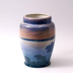 Swedish Porcelain Vase by Rörstrand circa 1910 and Karl Lindstrom