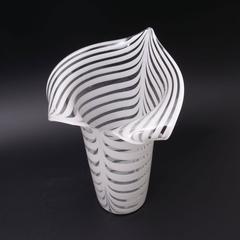 Tyra Lundgren "Calla" Fenicio Glass Vase for Venini, Murano, 1950s