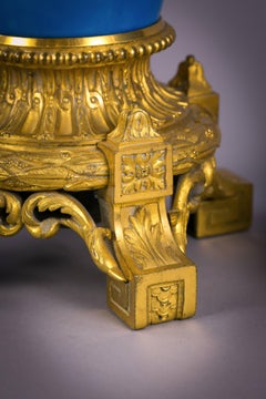 Pair of Bronze Mounted French Porcelain Lamps, circa 1875