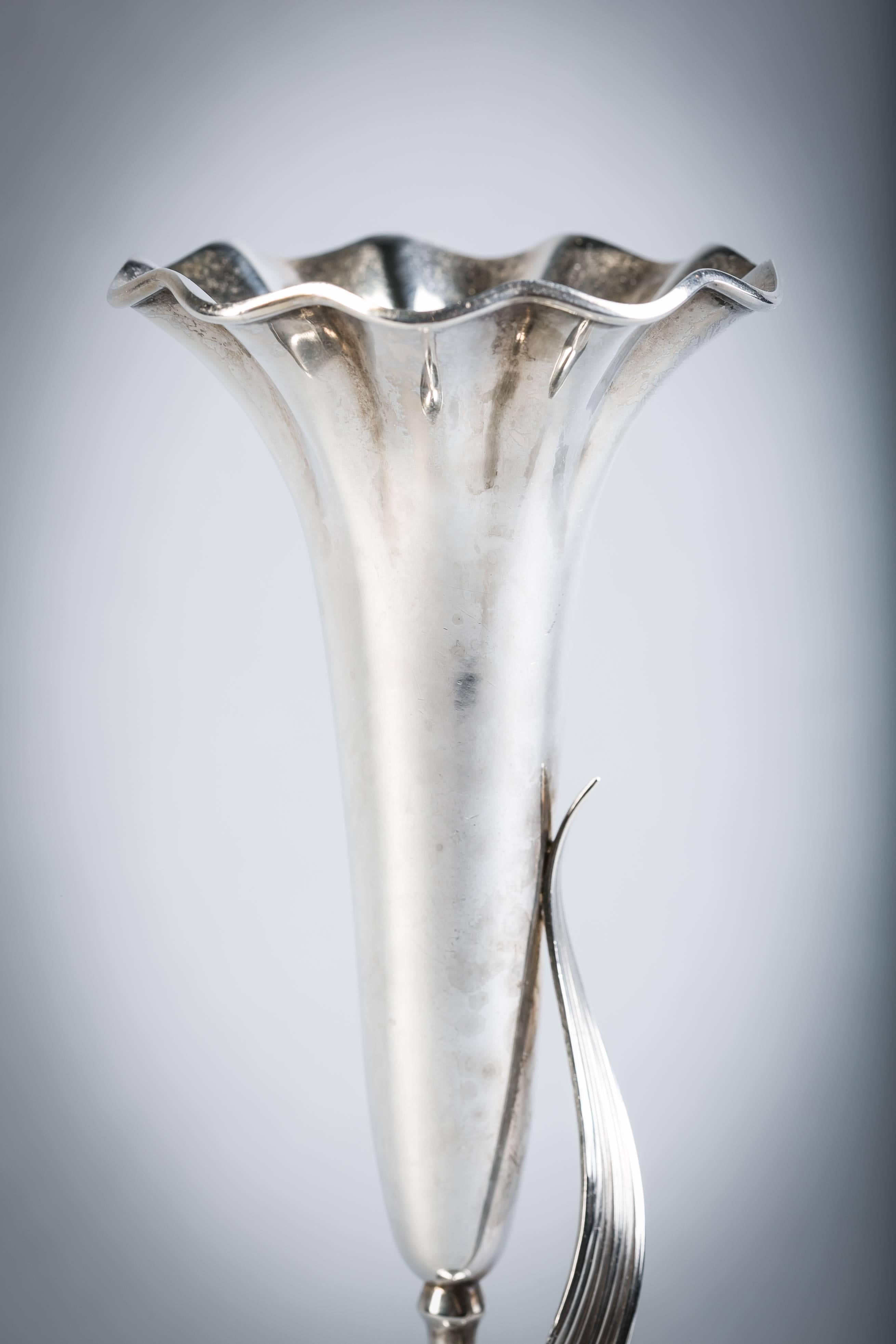 sterling silver bud vases