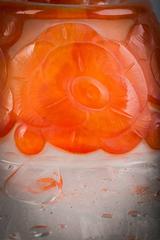 Vaso in vetro Schneider "Camelias", 1920 circa