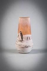 Daum Nancy Penguin Vase, circa 1910