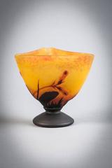 Daum Nancy Wheel Carved Vase, circa 1910