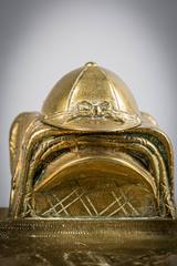 Gilt Bronze Equestrian Inkwell, circa 1870