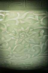 Chinesischer Tafelaufsatz mit Celadonfuß aus China, 19. Jahrhundert