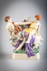 English Pottery, Charles Vyse, 'Tug of War, ' 1924