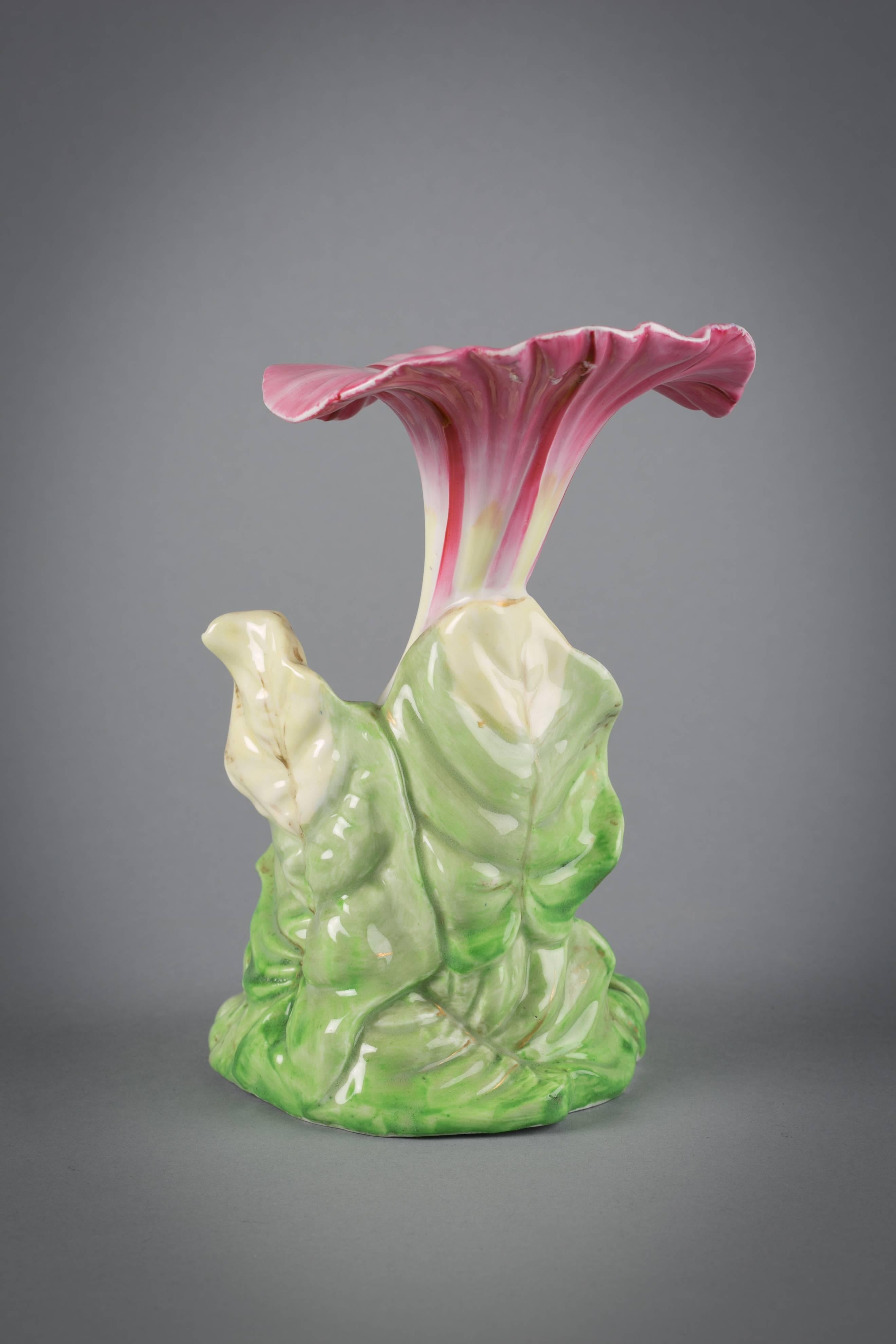 English porcelain tulip vase, circa 1840.