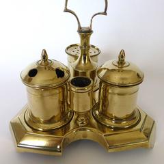 Spanish Brass Standish, circa 1800
