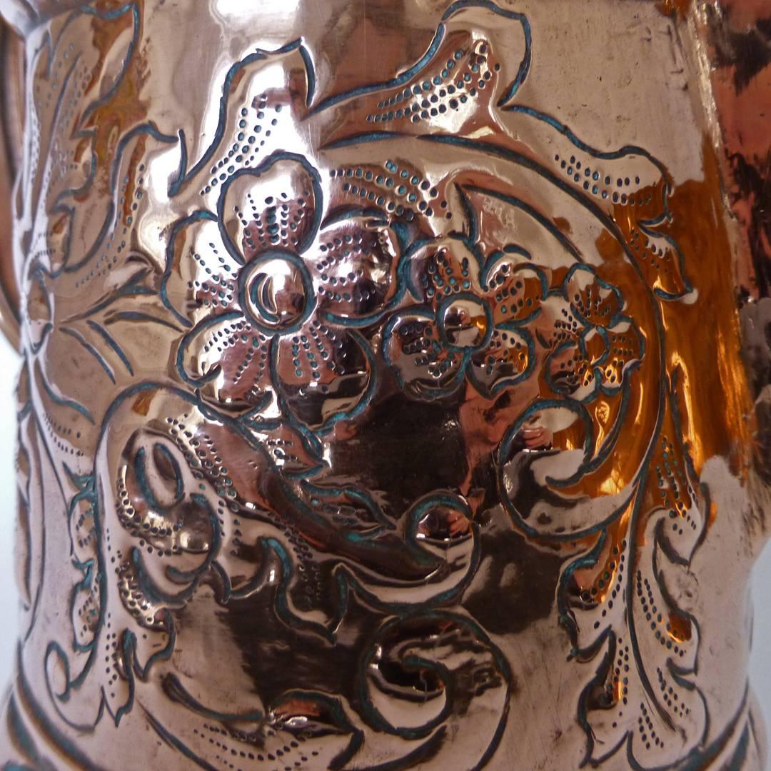 Great German Copper Wine Flagon, circa 1700s 5