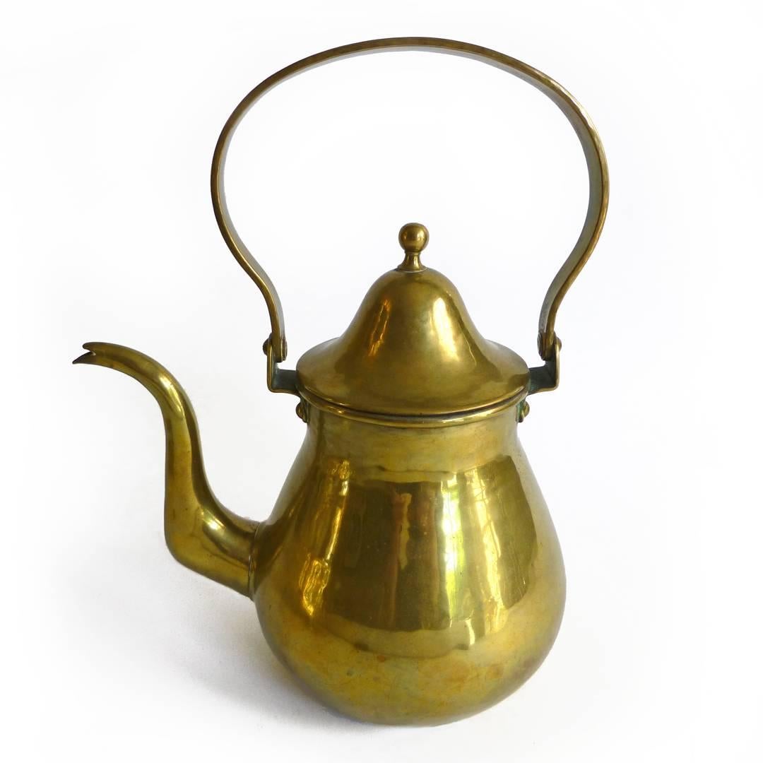 English Arts and Crafts Hand Raised Brass Tea Kettle Signed B. G. H. for the Birmingham Guild of Handicrafts. Circa 1895
by Arthur Dixon
Signed on both Ears B.G.H. (Birmingham Guild of Handicrafts)
Finely Dovetailed. #10 Stamped on Base
Similar