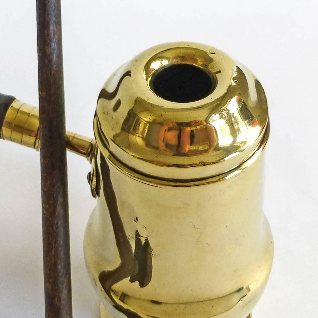 French or Dutch Brass Chocolate Pot, circa 1800 For Sale 2