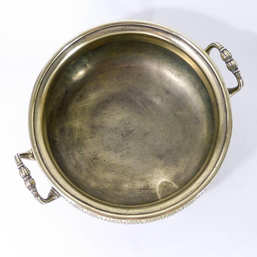 Important French Huguenot Cast Brass Silver Form Tureen, circa 1720 5