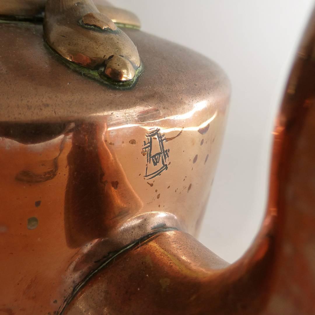 English Copper Kettle, circa 1780 1