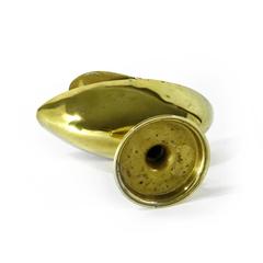 English Brass Incense Boat, circa 1800