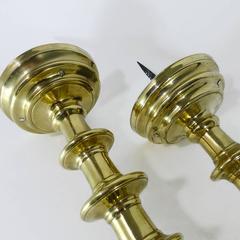 Pair of Gothic Nuremberg Brass Pricket Candlesticks, circa 1500