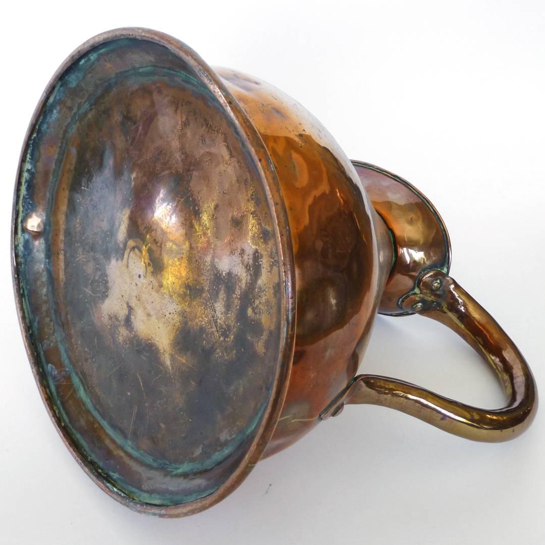 Early 19th Century English Copper One Gallon Measure, Stephen Keeff For Sale