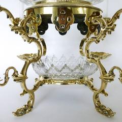 18th Century German ‘Nuremberg’ Silver Form Brass Epergne, circa 1730