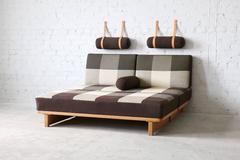 Børge Mogensen #330 Fredericia Oak "Football" Sofas Vintage Danish Modern
