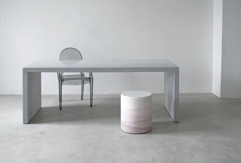 Fade Series Cement Desk by Fernando Mastrangelo In Excellent Condition For Sale In Brooklyn, NY
