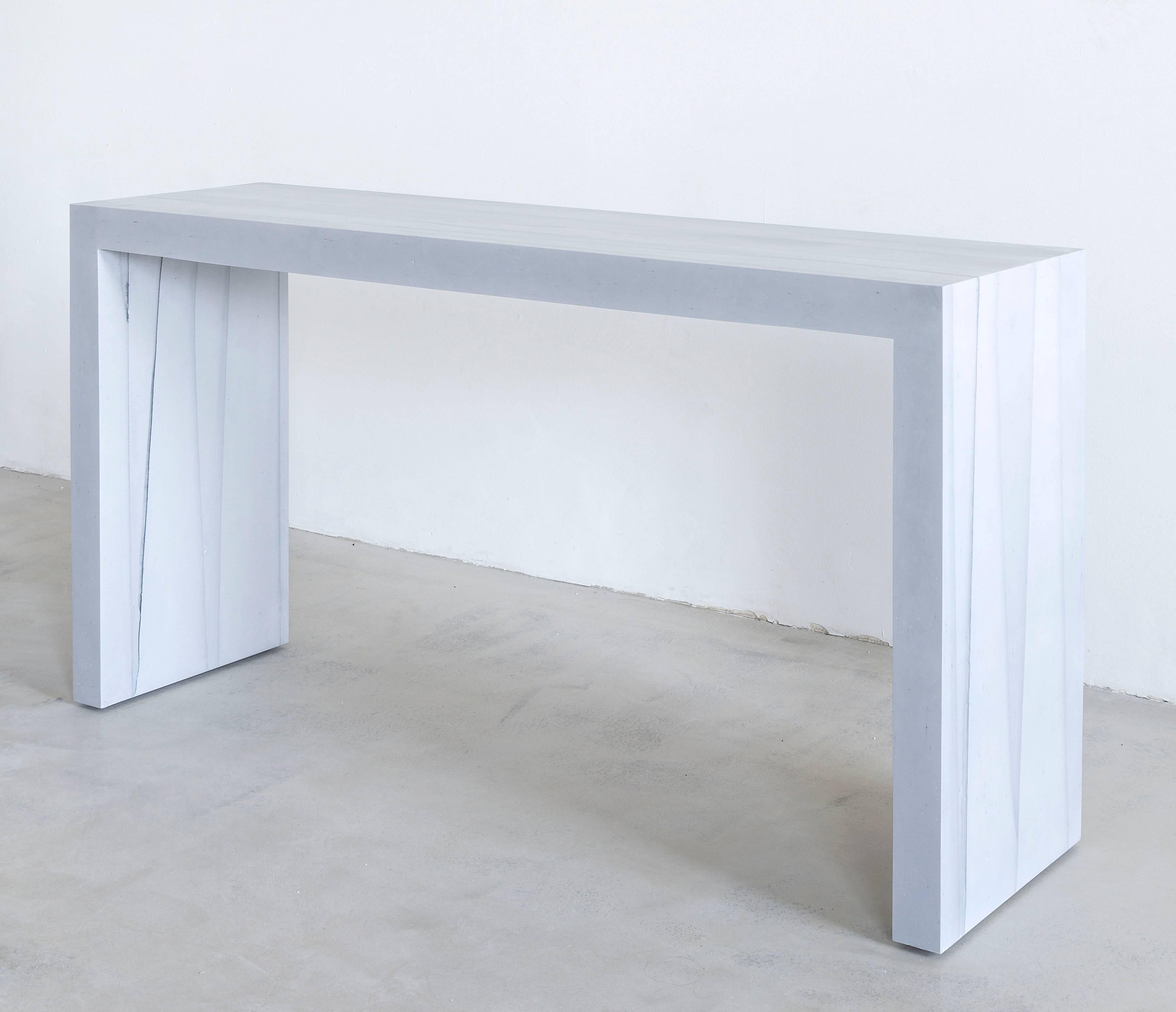 Contemporary Fade Series Cement Console by Fernando Mastrangelo For Sale