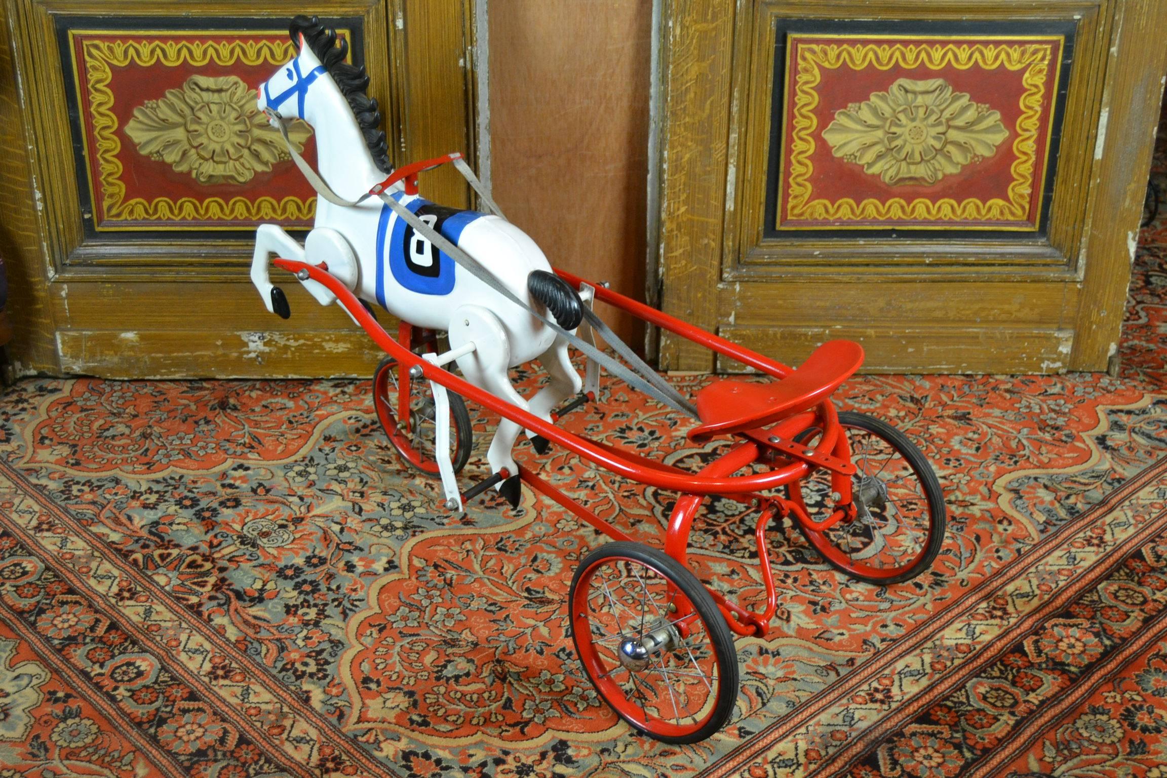 tri-ang horse pedal cart
