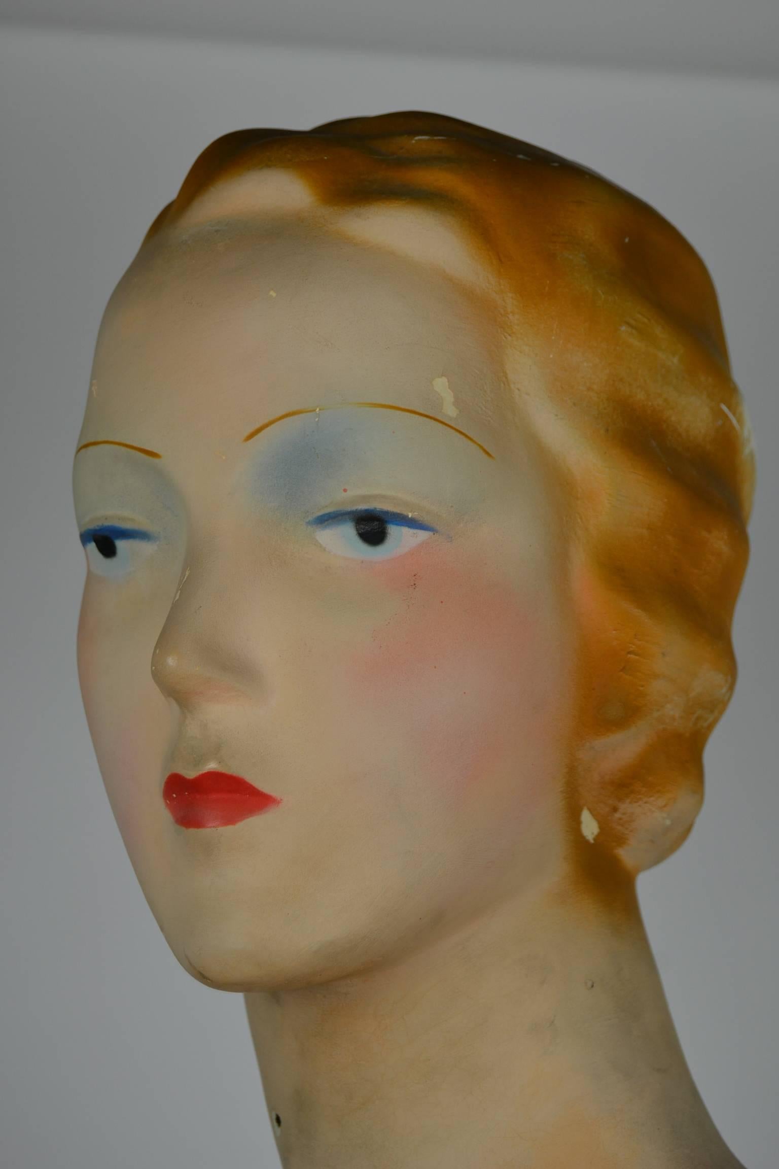 1930s Siegel Mannequin or Bust, Counter Display 1