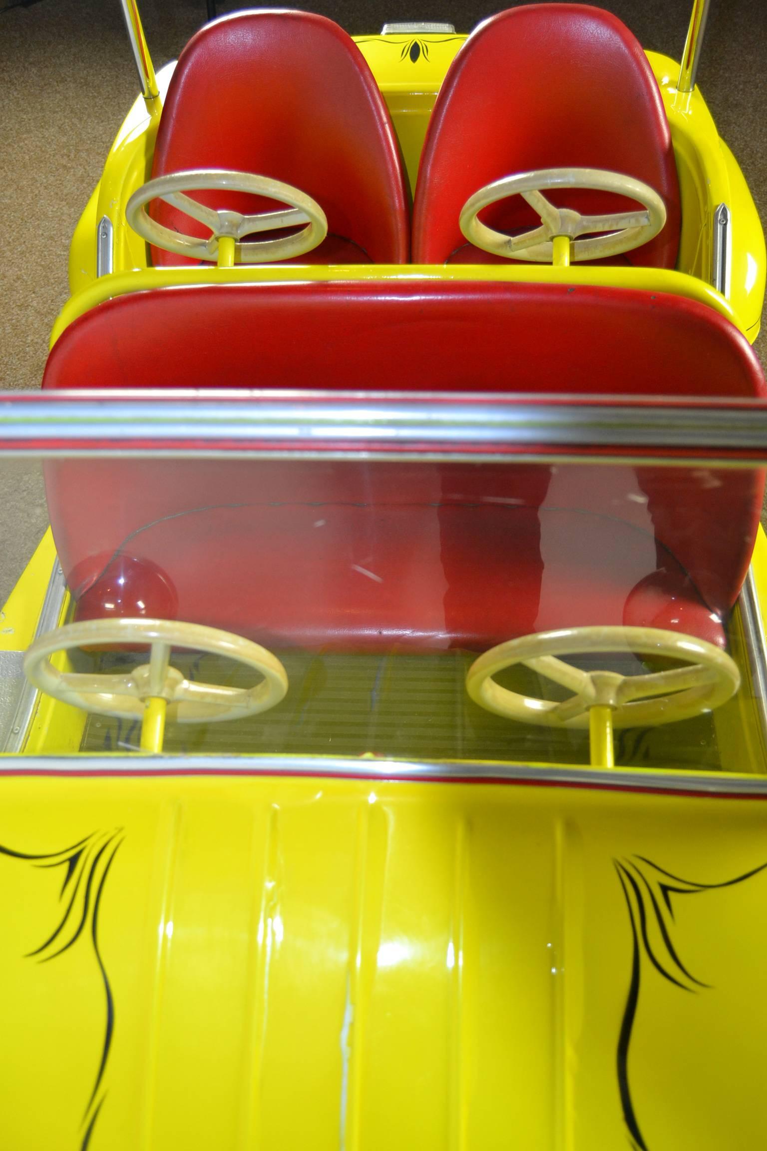 20th Century Carousel Ride Metal Beach Buggy Car