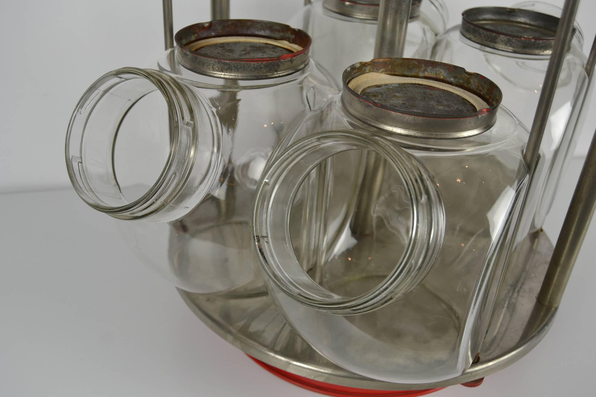 European Vintage Candy Jar Counter Display
