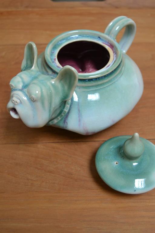 Awesome Vintage Bulldog Teapot at 1stDibs french bulldog teapot