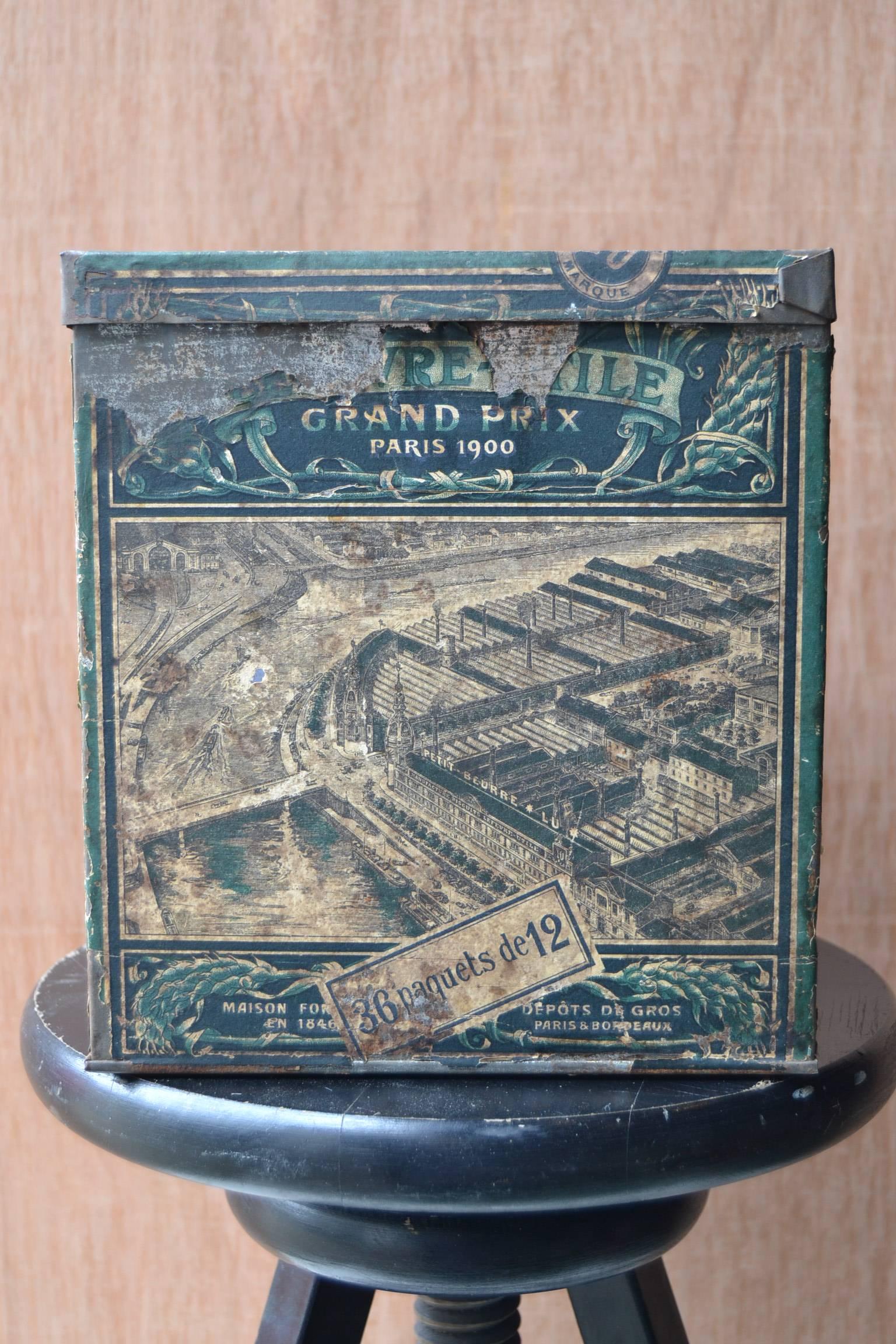 Lu Lefevre, Utile Biscuit Box, Early 20th Century In Good Condition In Antwerp, BE