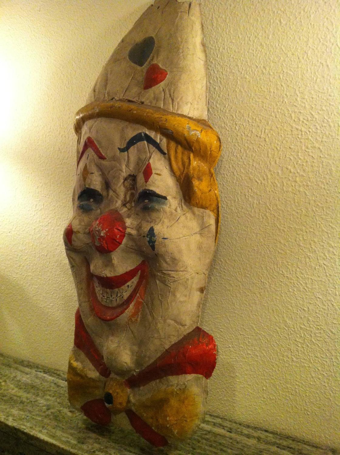 Vintage Papier Mâché Circus Clowns For Sale at 1stdibs