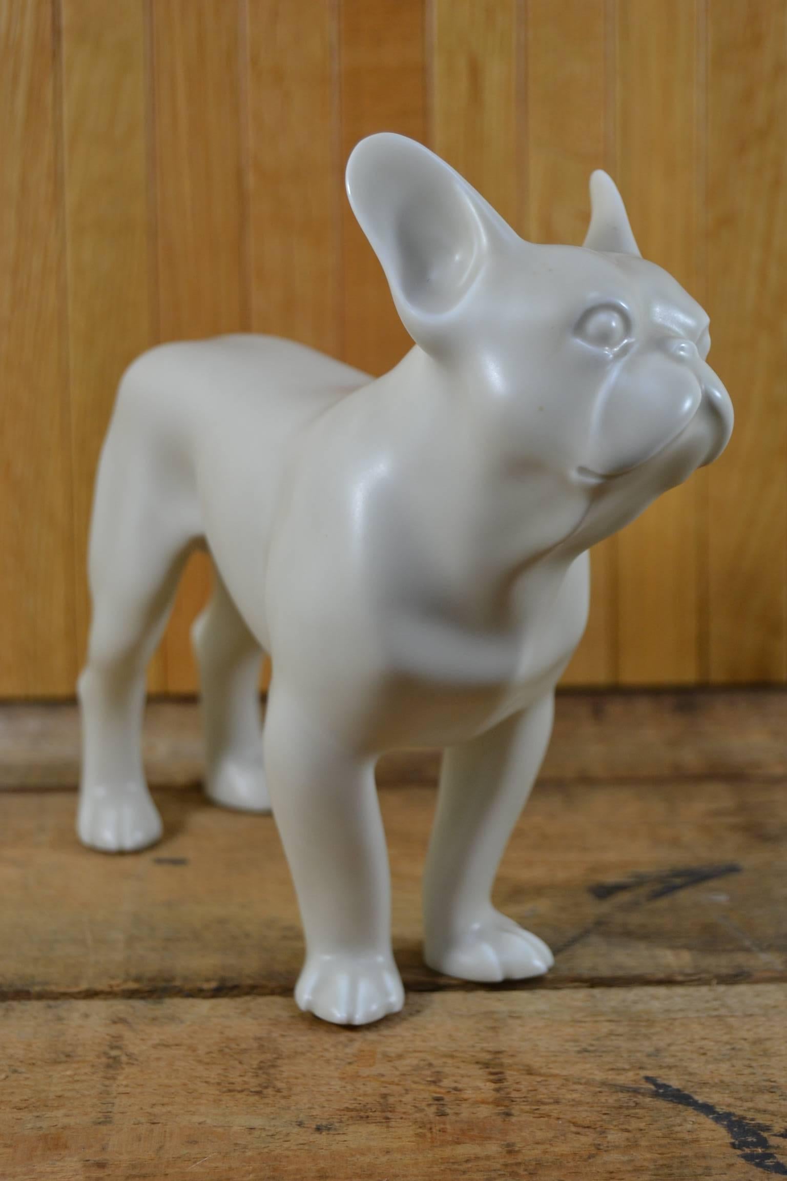 Rare 1930s Bing & Grondahl 2165 French Bulldog In Excellent Condition In Antwerp, BE