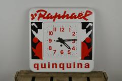 French St Raphaël Advertising Wall Clock