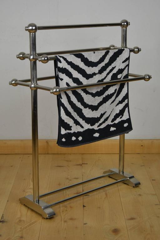 Art Deco Towel Rack, Towel Warmer at 1stDibs